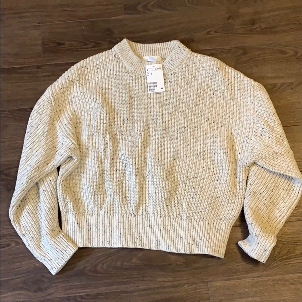 H and m sweater